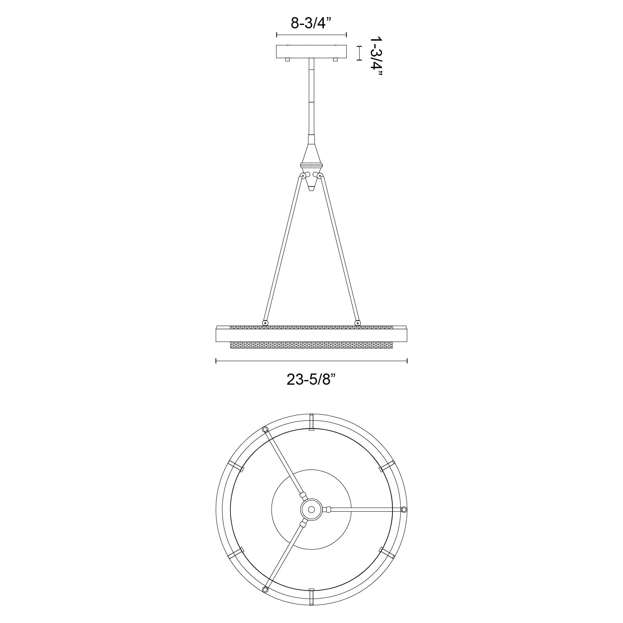 Duo 24" LED Pendant