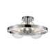 Courcelette 3-Light Semi Flush Mount