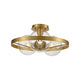 Courcelette 3-Light Semi Flush Mount