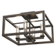 Sambre 4-Light Semi Flush Mount