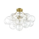 Comet 3-Light Semi-Flush