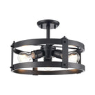 DVI - Oakhurst 3 Light Semi Flush Mount - Lights Canada
