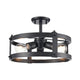 DVI - Oakhurst 3 Light Semi Flush Mount - Lights Canada