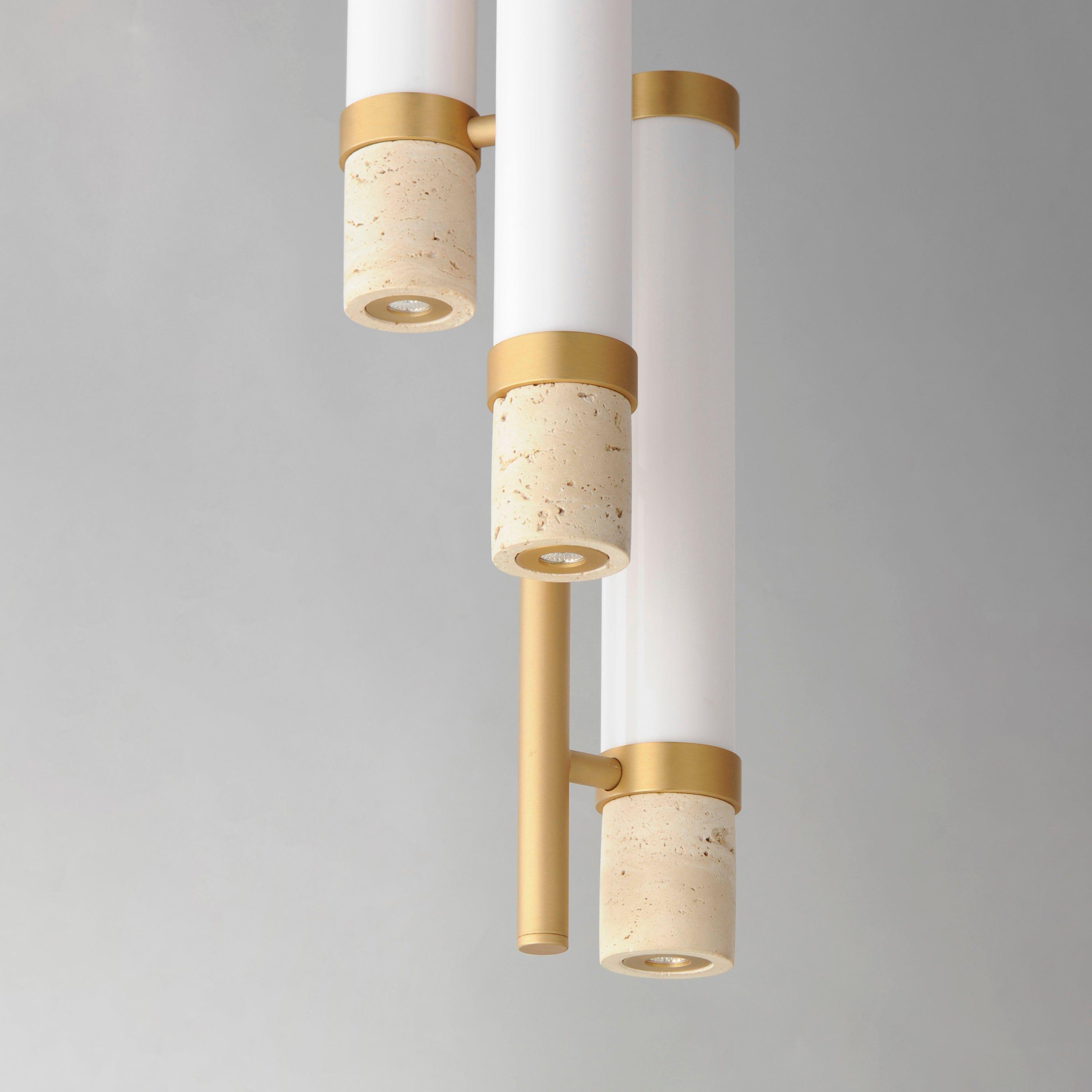 Travertine 3-Light LED Pendant