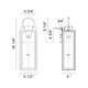 Crosby 1-Light Outdoor Wall Light