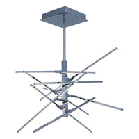 Kriss Kross 8-Light LED Pendant
