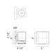 Kubular 1-Light Wall Sconce