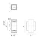 Kubular 2-Light Wall Sconce