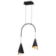 Mermaid 2-Light LED Pendant
