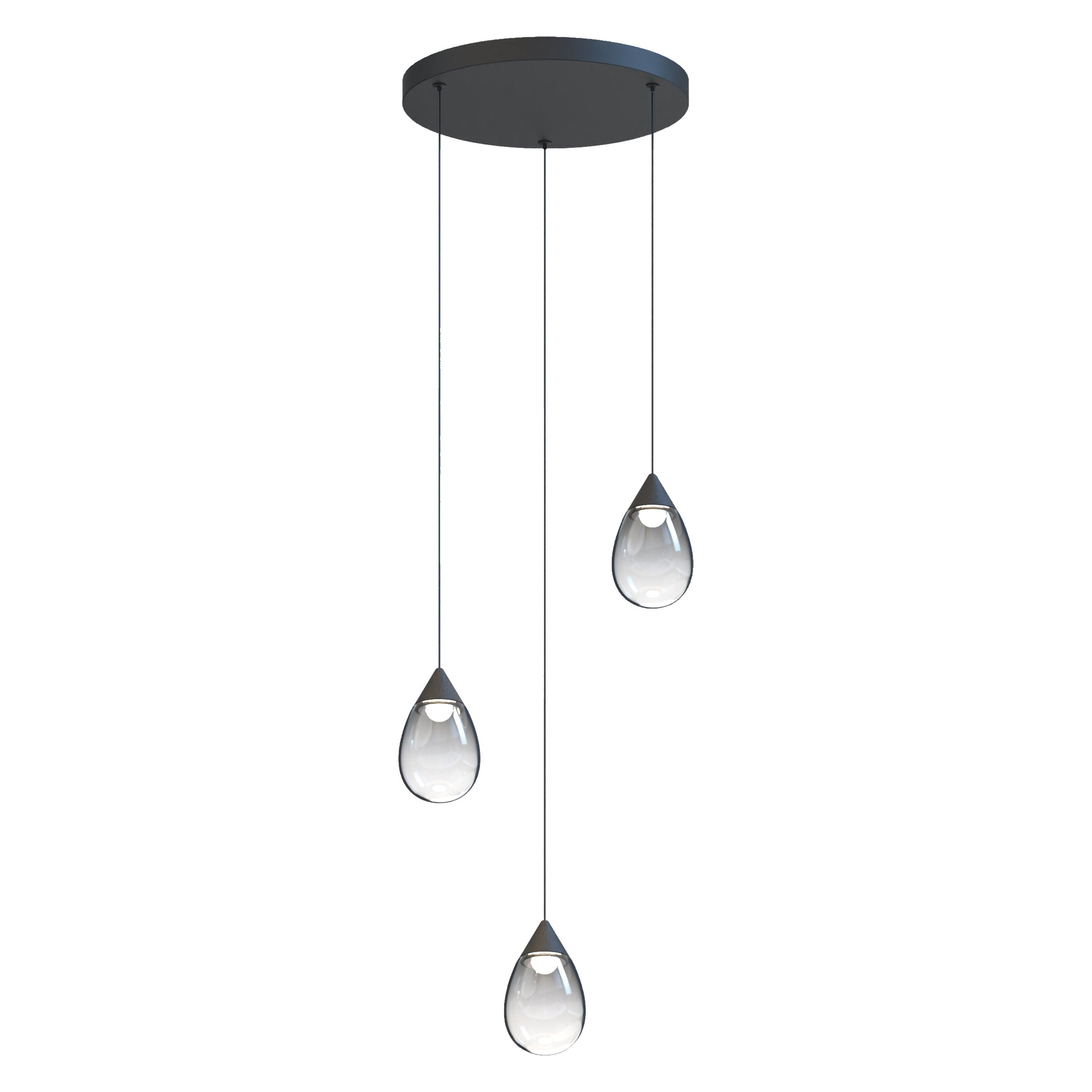 Dewdrop 3-Light LED Pendant