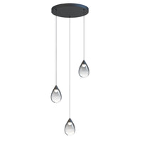 Dewdrop 3-Light LED Pendant