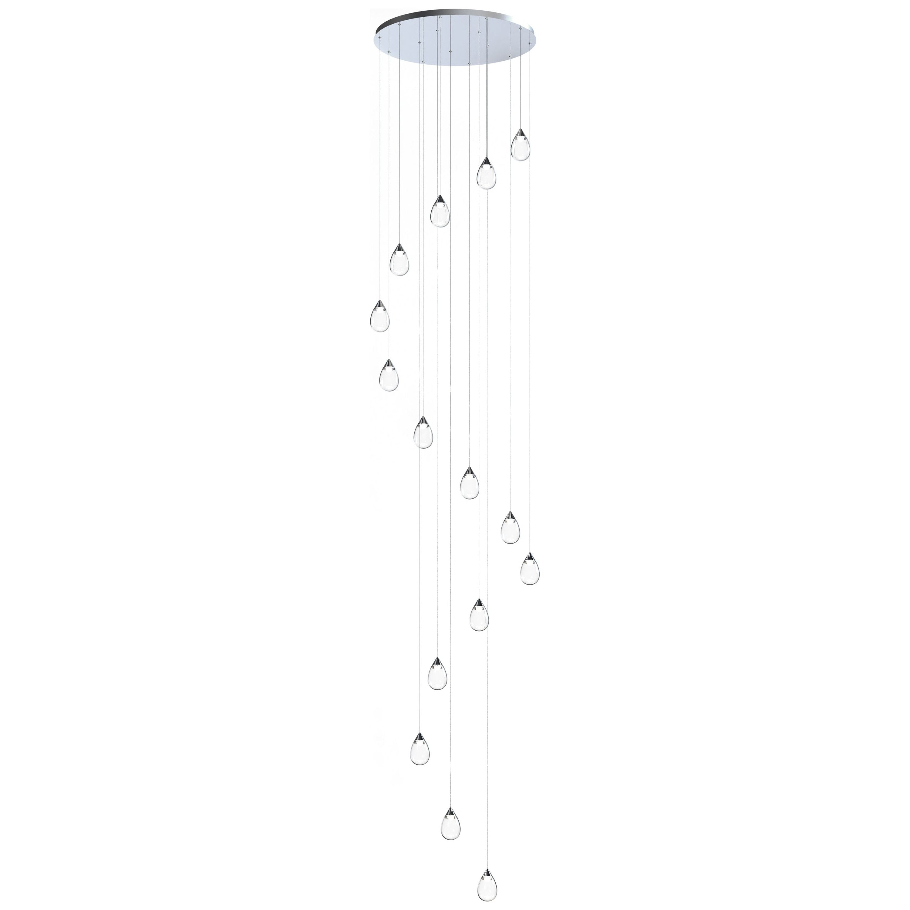 Dewdrop 15-Light LED Pendant