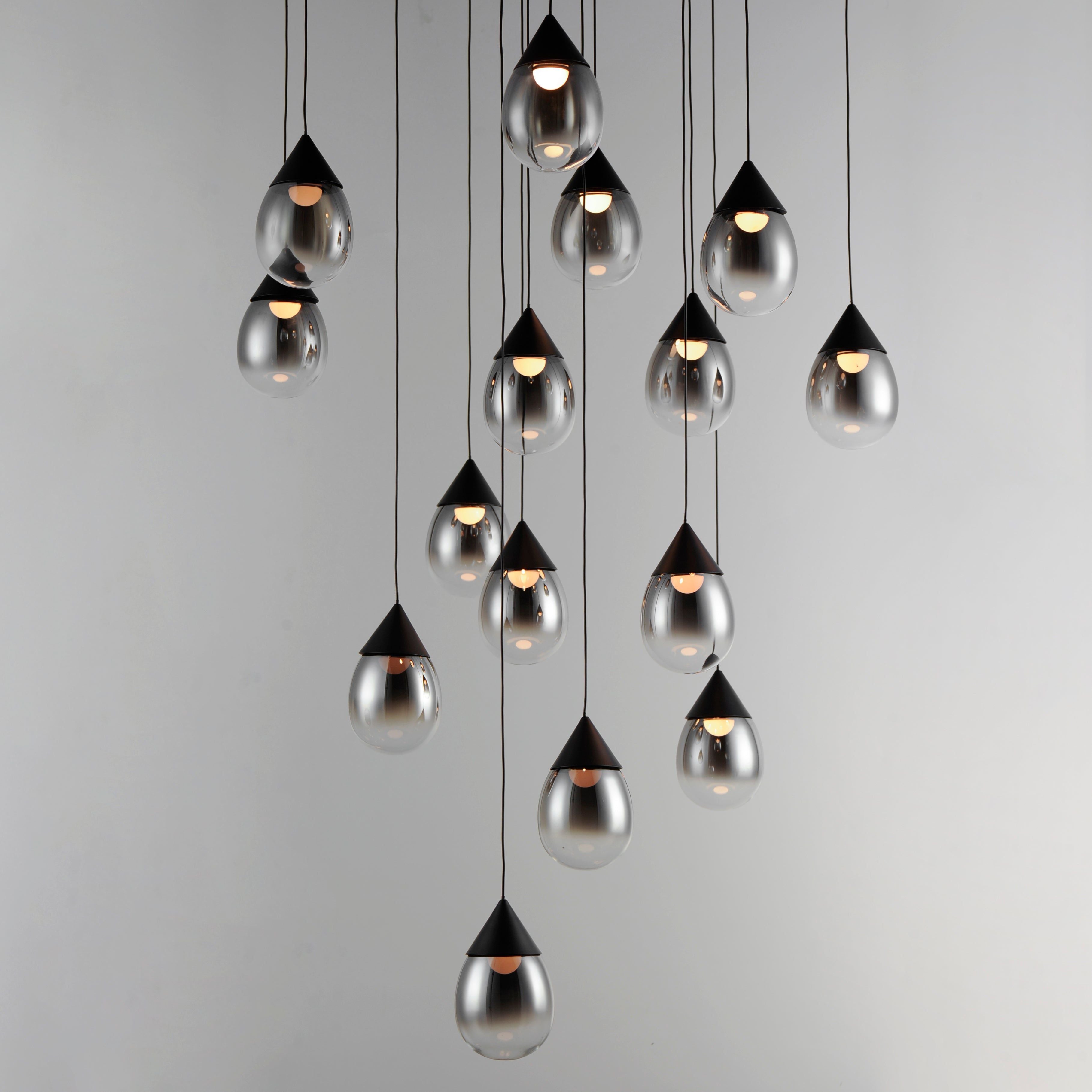 Dewdrop 15-Light LED Pendant