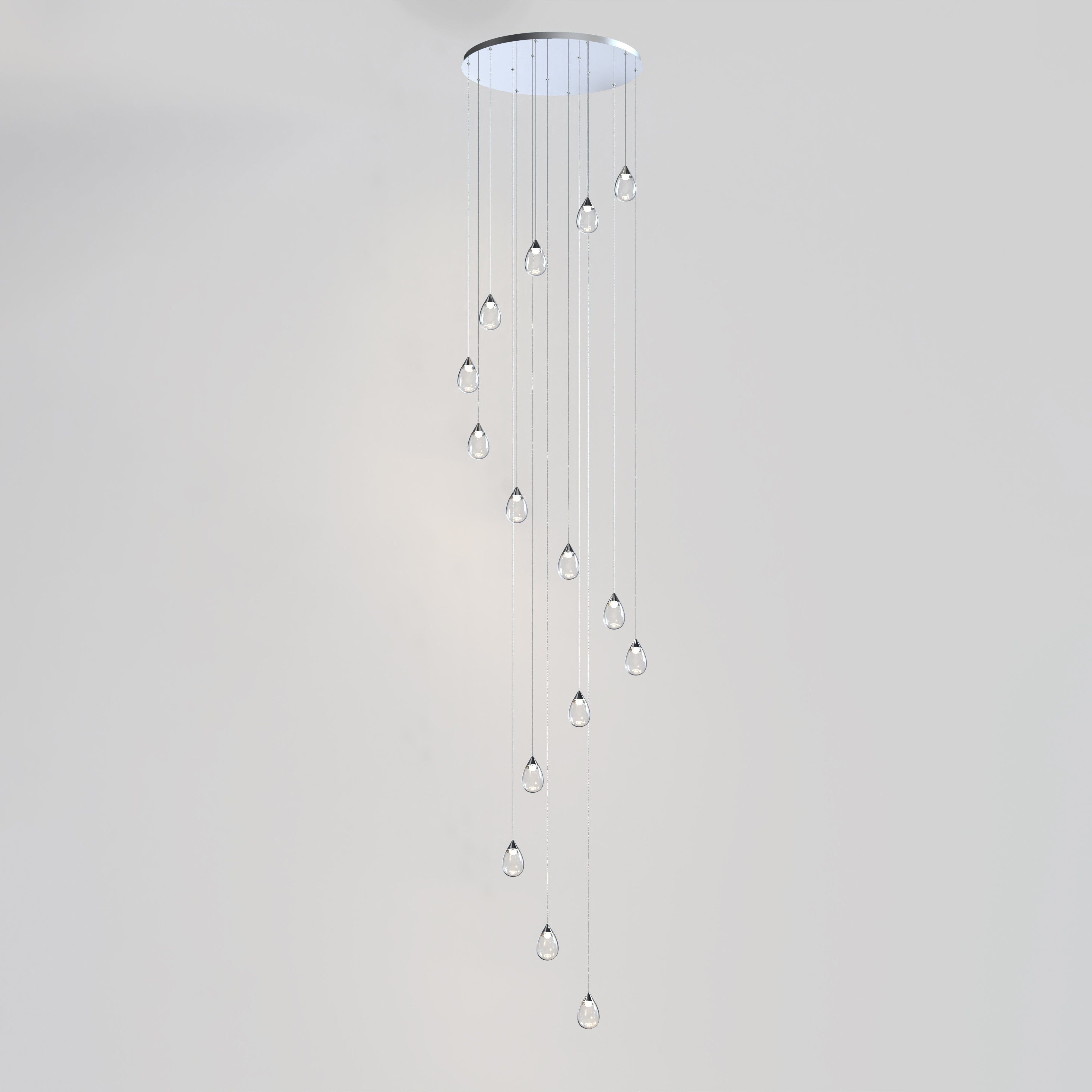 Dewdrop 15-Light LED Pendant