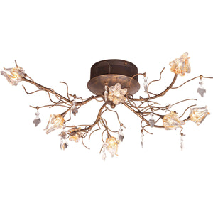 Flora 8-Light Flush Mount