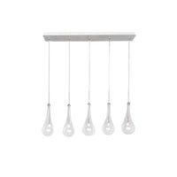 Larmes 5-Light LED Pendant
