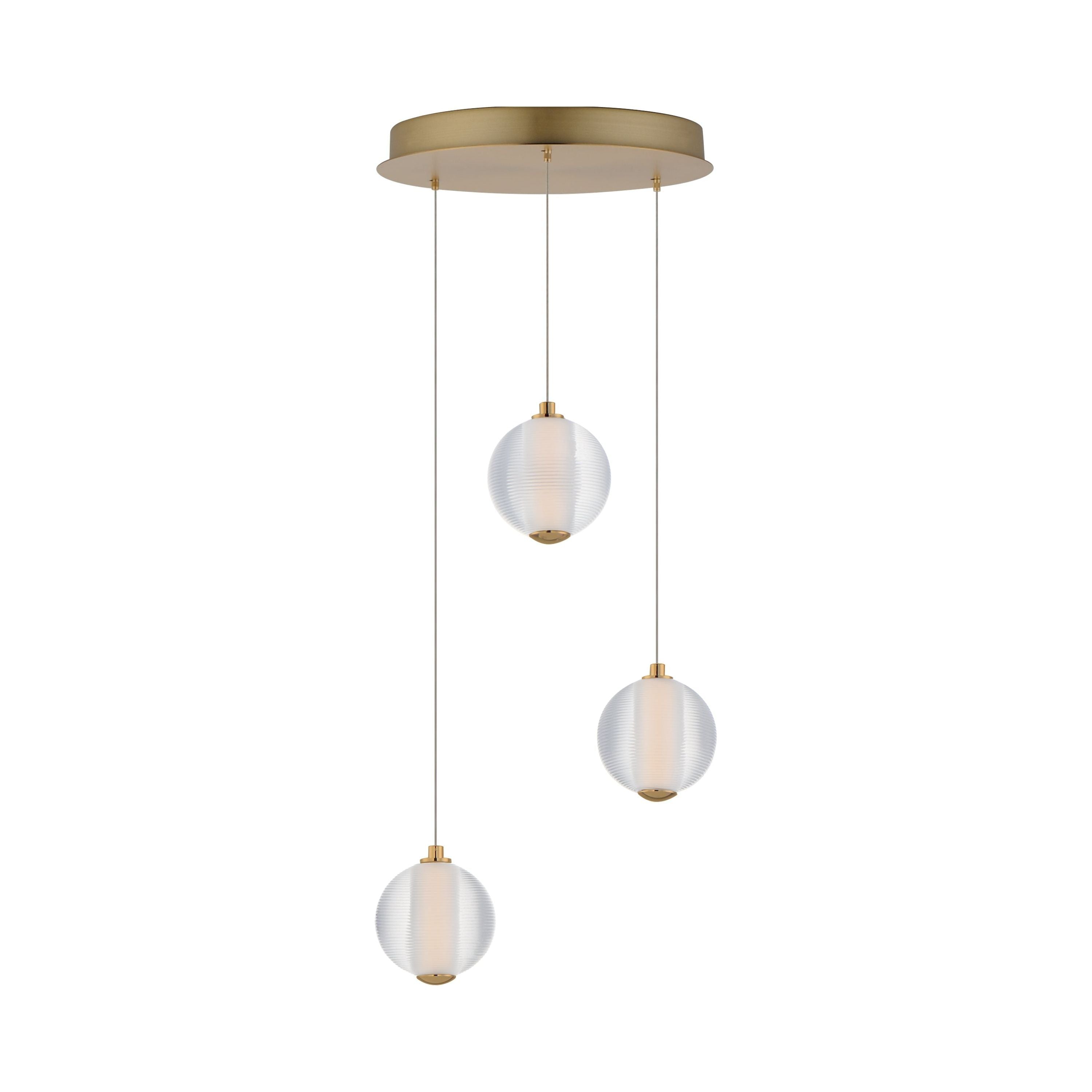 Rhythm 3-Light LED Pendant