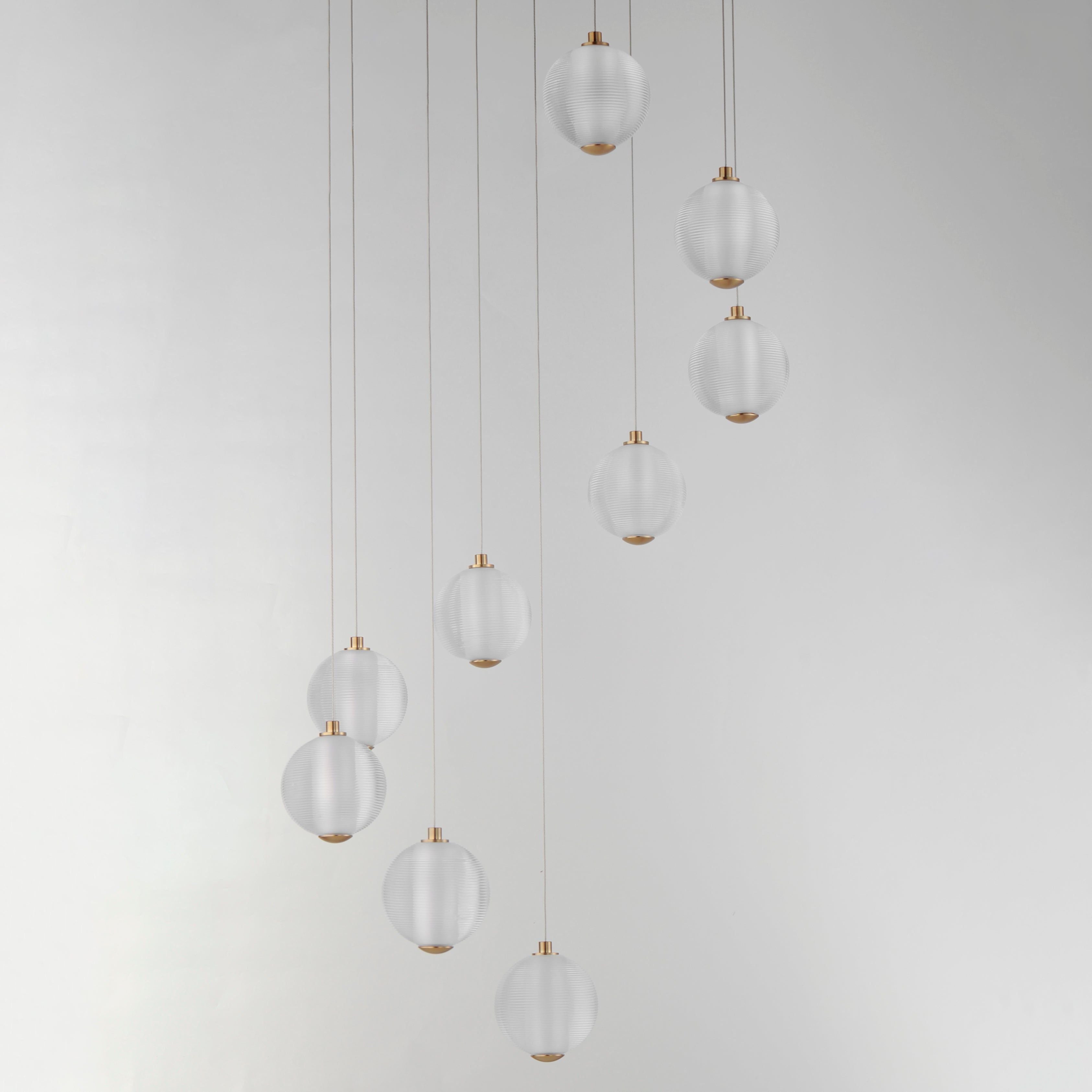 Rhythm 9-Light LED Pendant