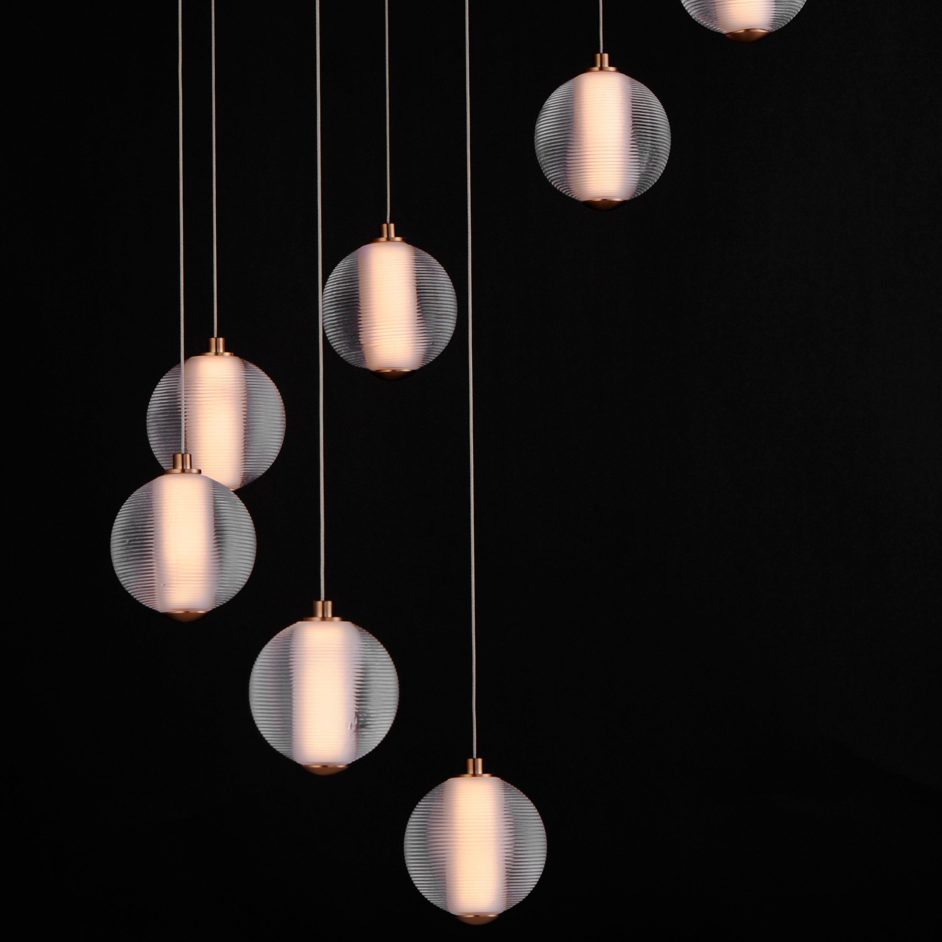 Rhythm 9-Light LED Pendant