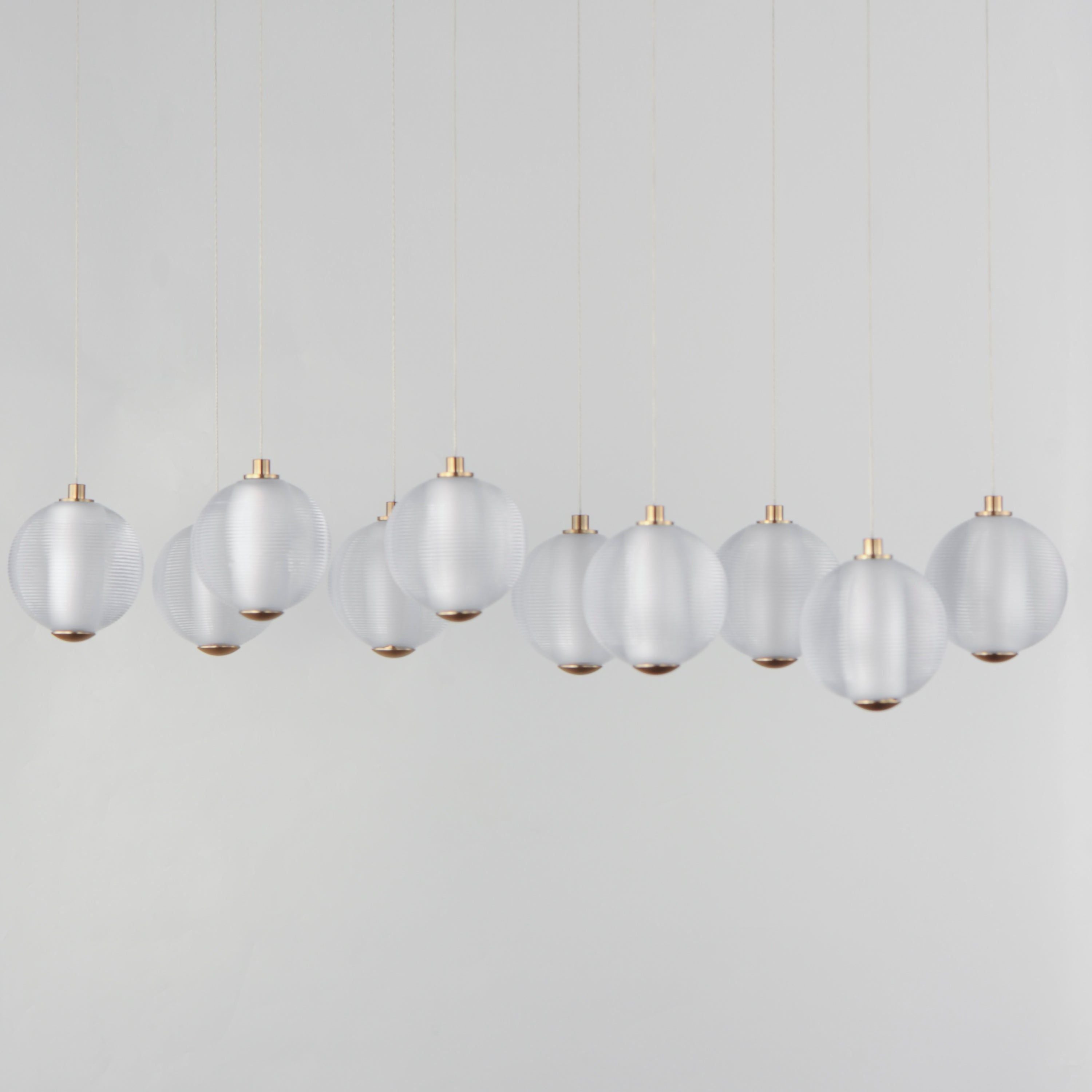 Rhythm 10-Light LED Pendant