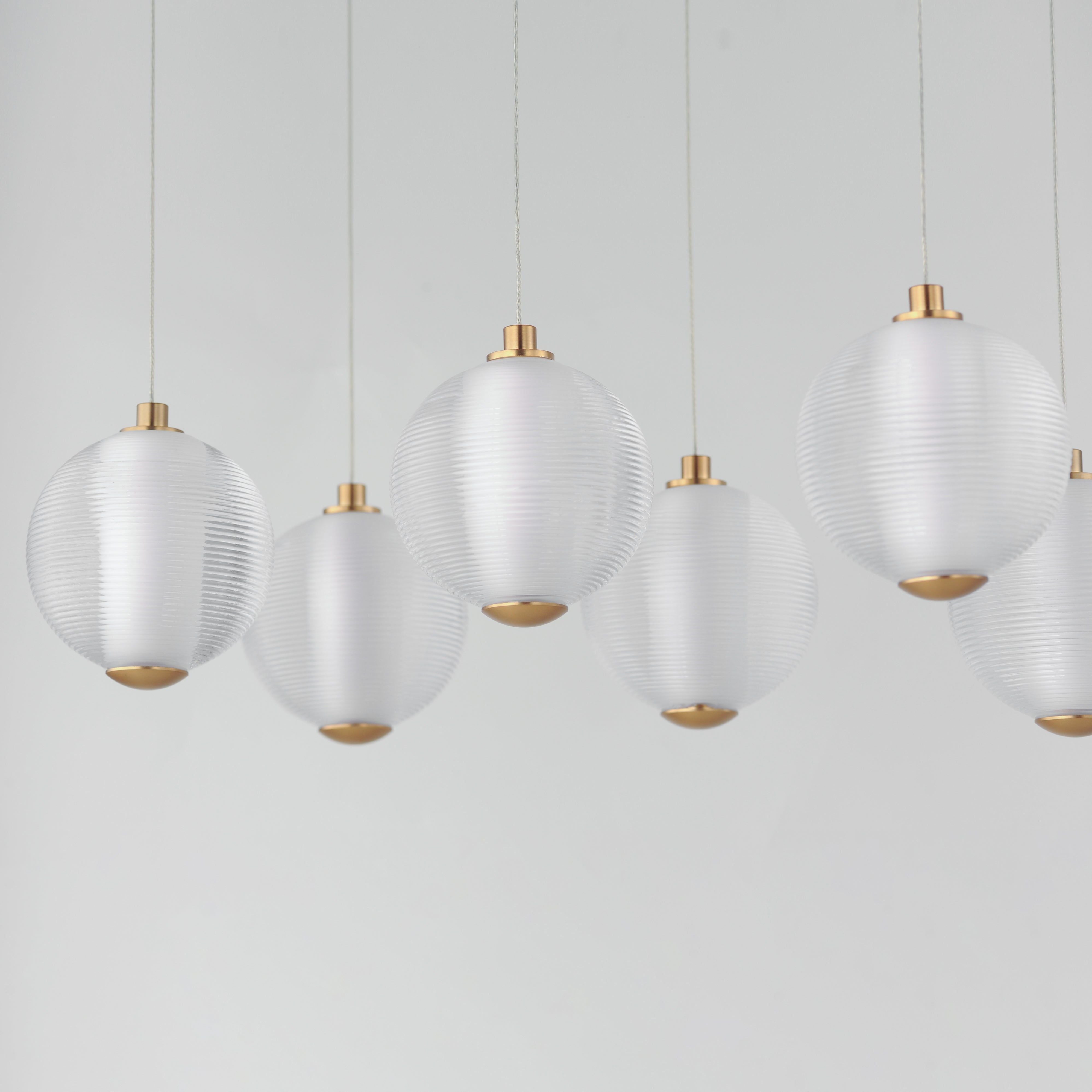 Rhythm 10-Light LED Pendant