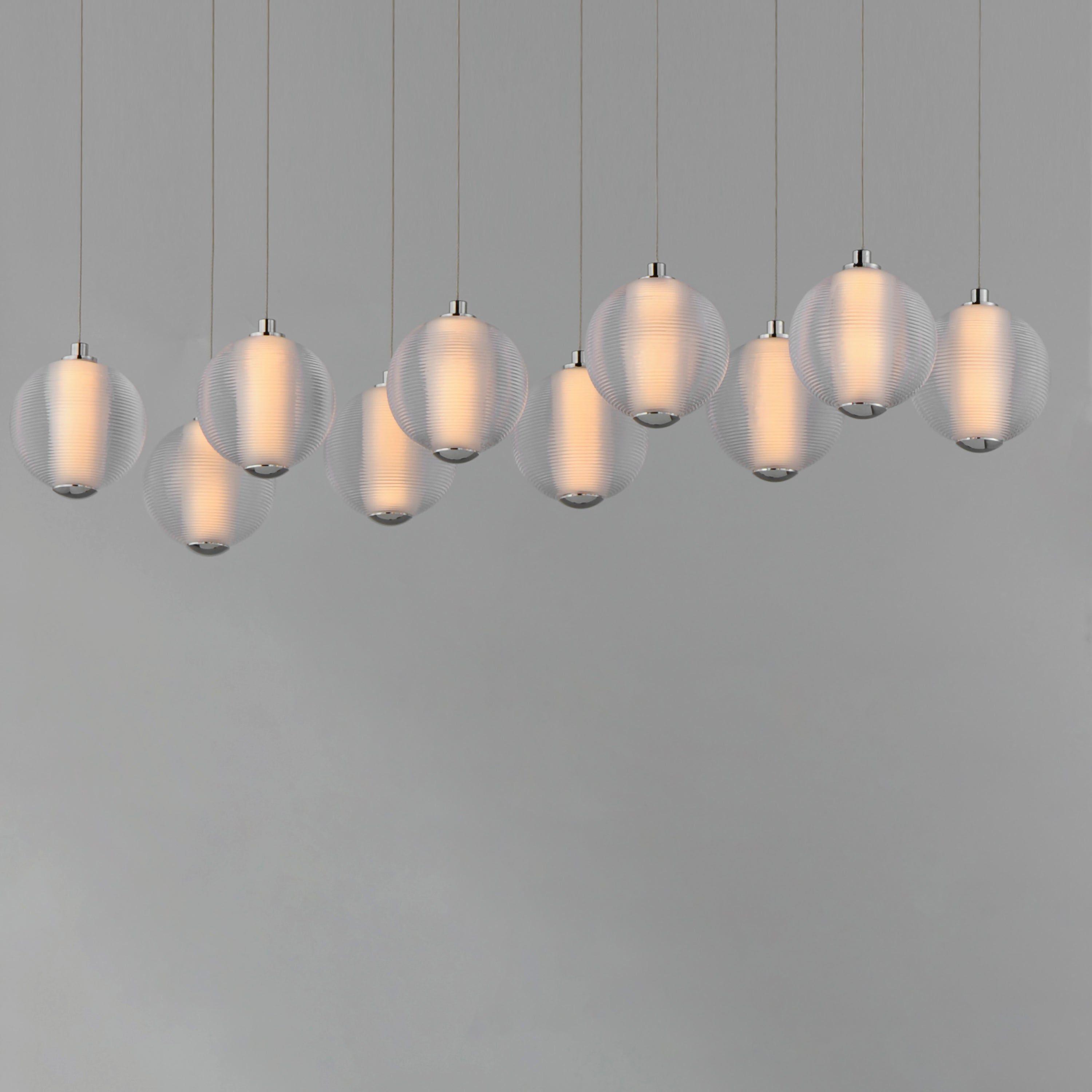 Rhythm 10-Light LED Pendant