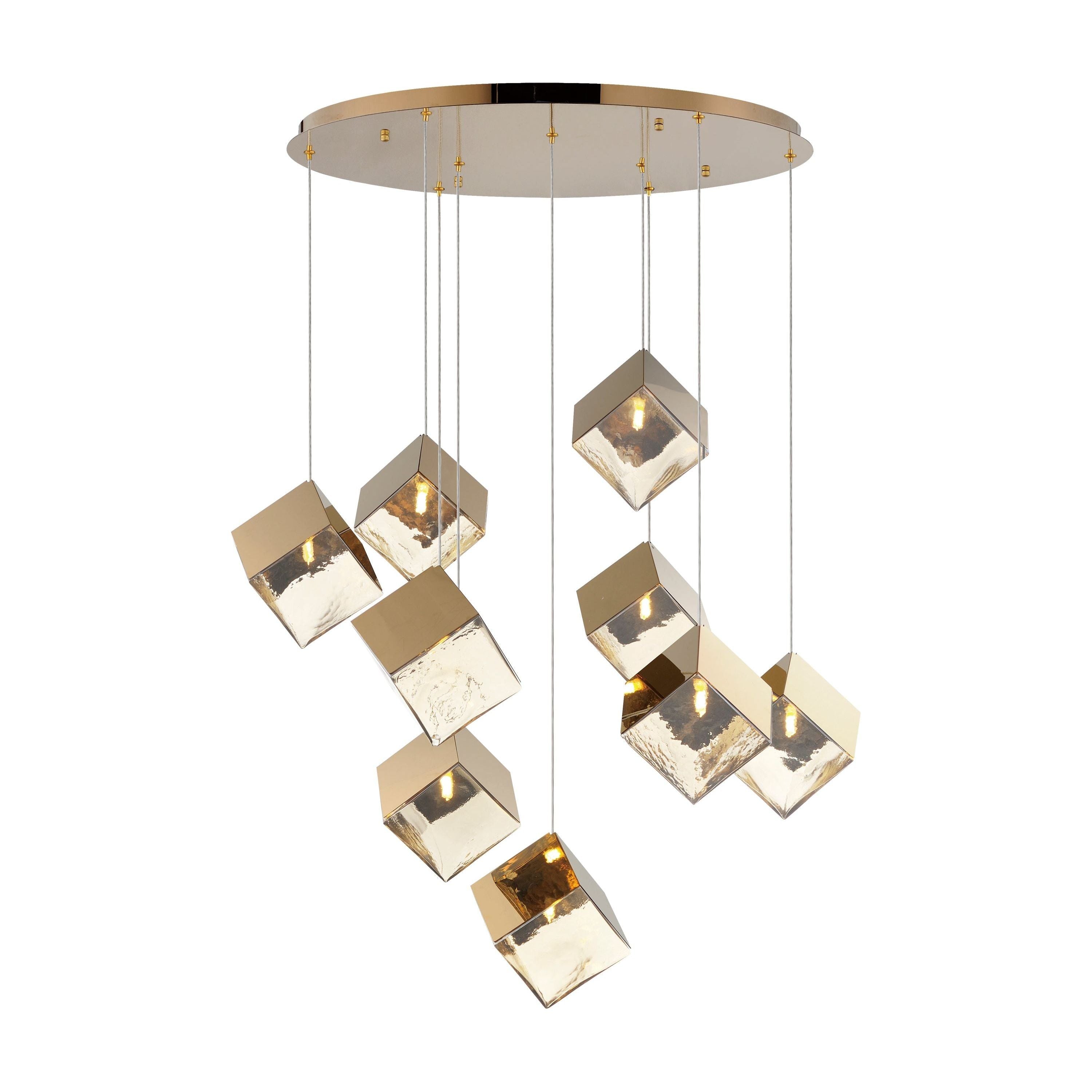 Ice Cube 9-Light LED Pendant