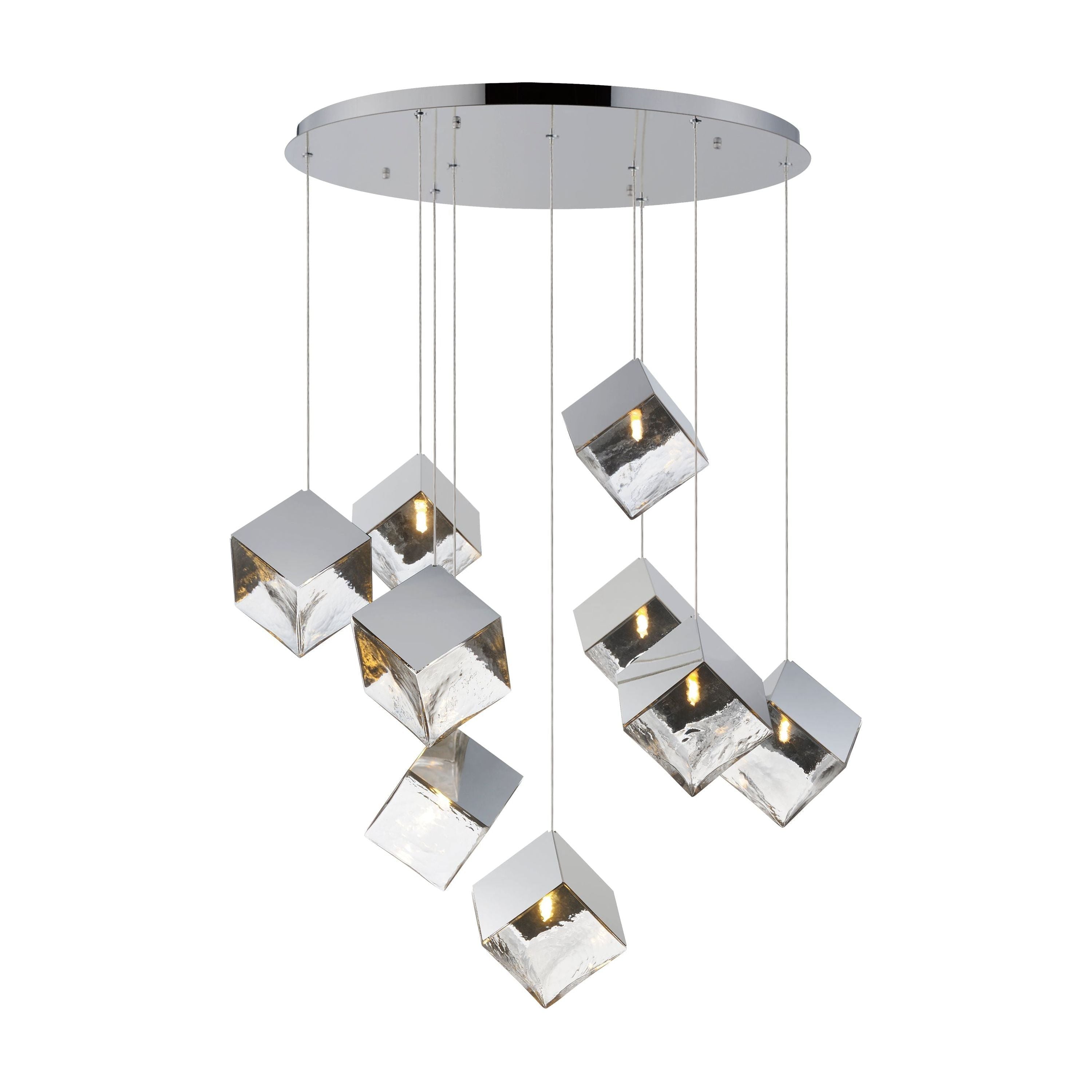 Ice Cube 9-Light LED Pendant