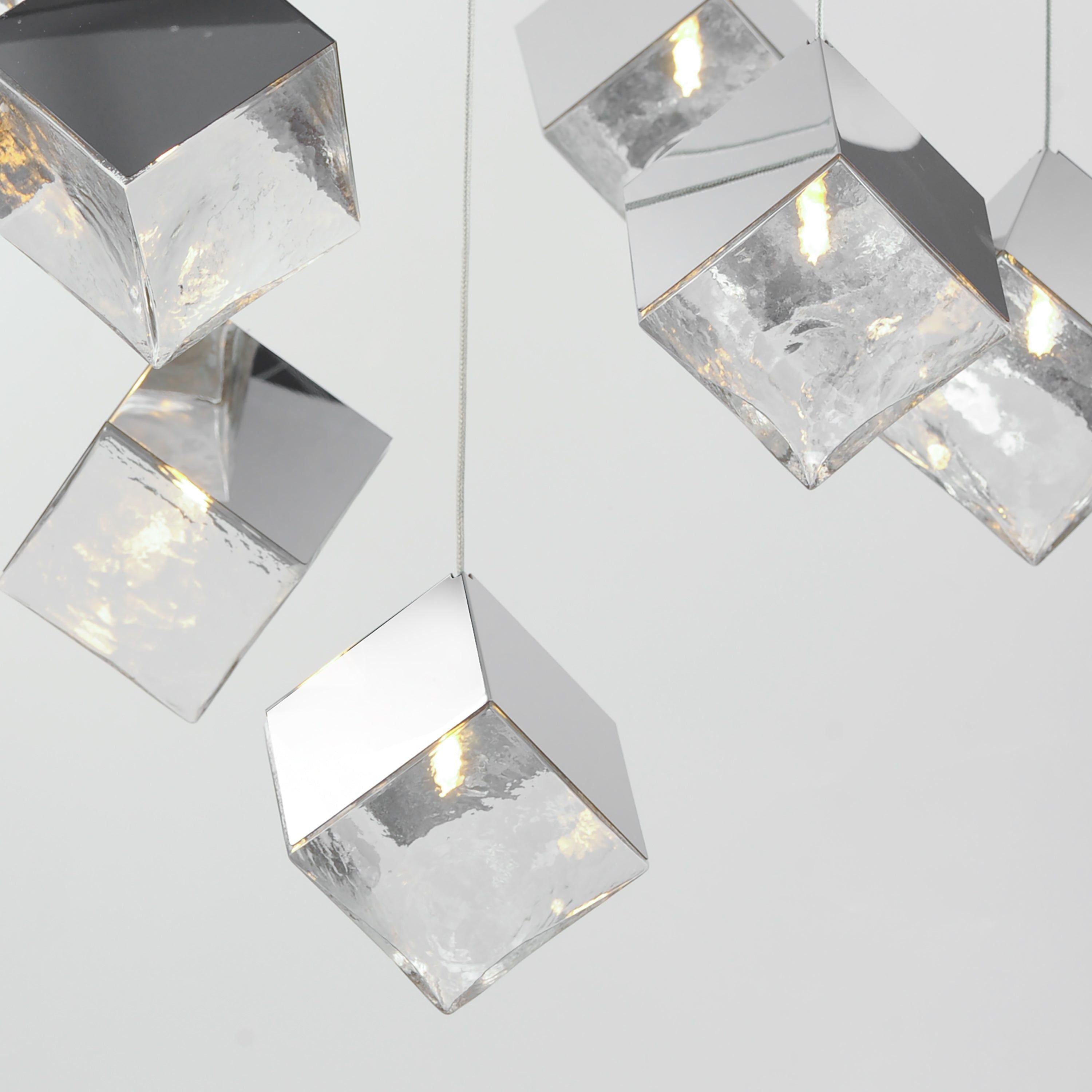 Ice Cube 9-Light LED Pendant