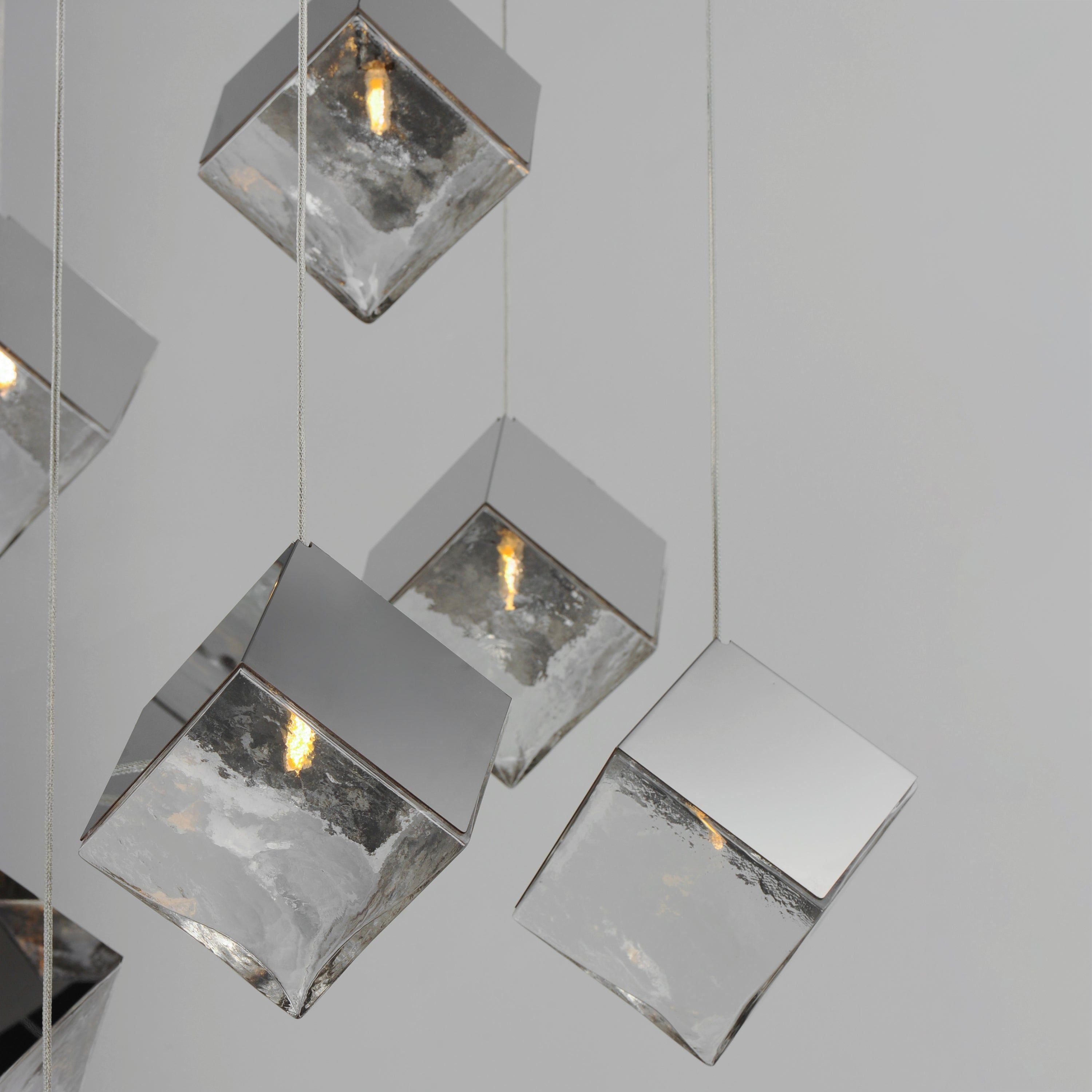 Ice Cube 9-Light LED Pendant