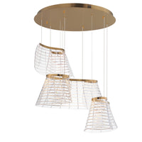 Tartan 3-Light LED Pendant