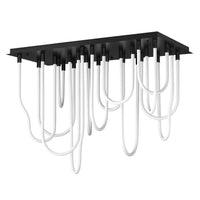 Soleil 14-Light LED Square Flush Mount