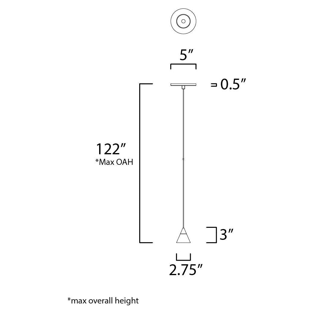 Micro 1-Light LED Pendant