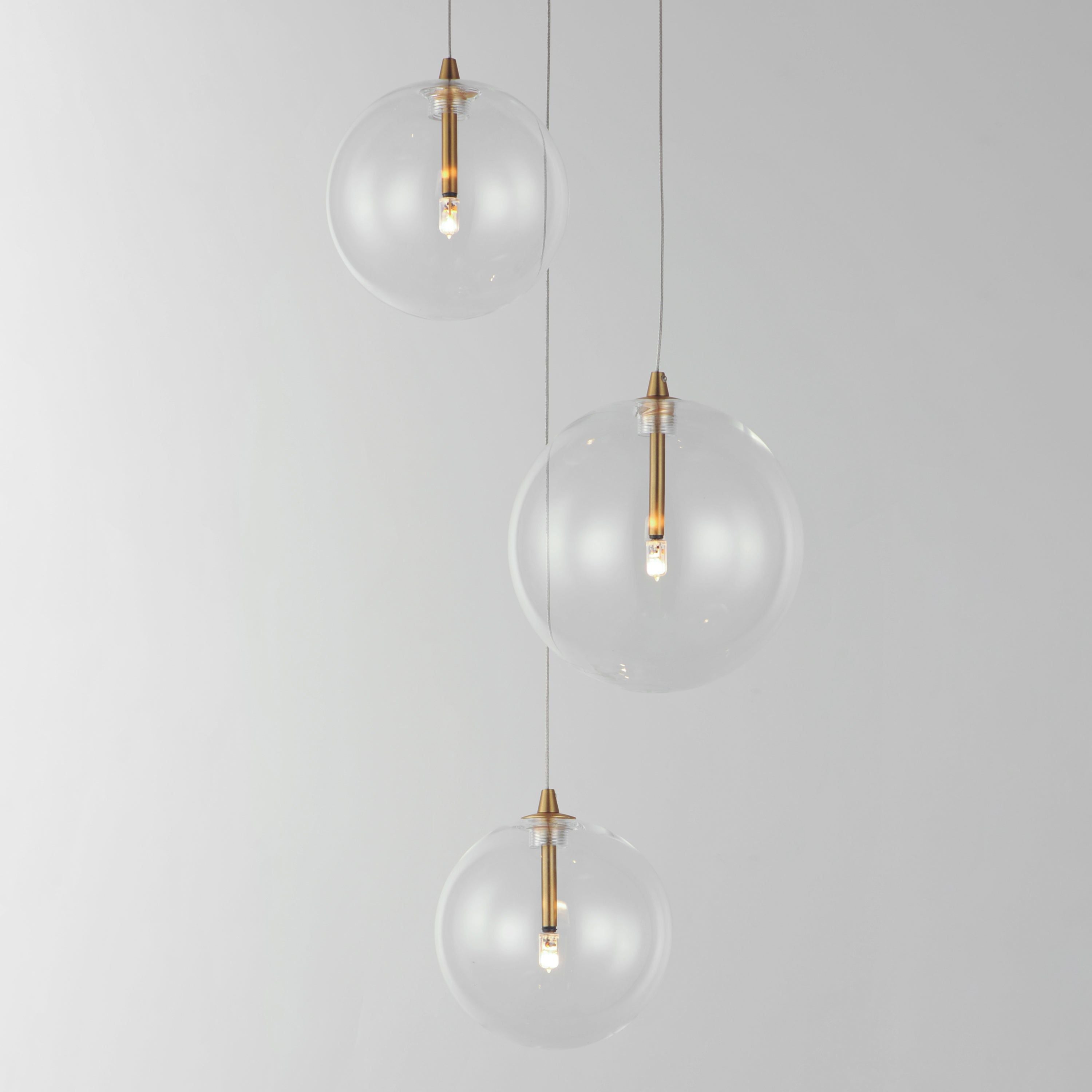 Global 3-Light LED Pendant