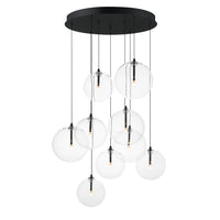 Global 9-Light LED Chandelier