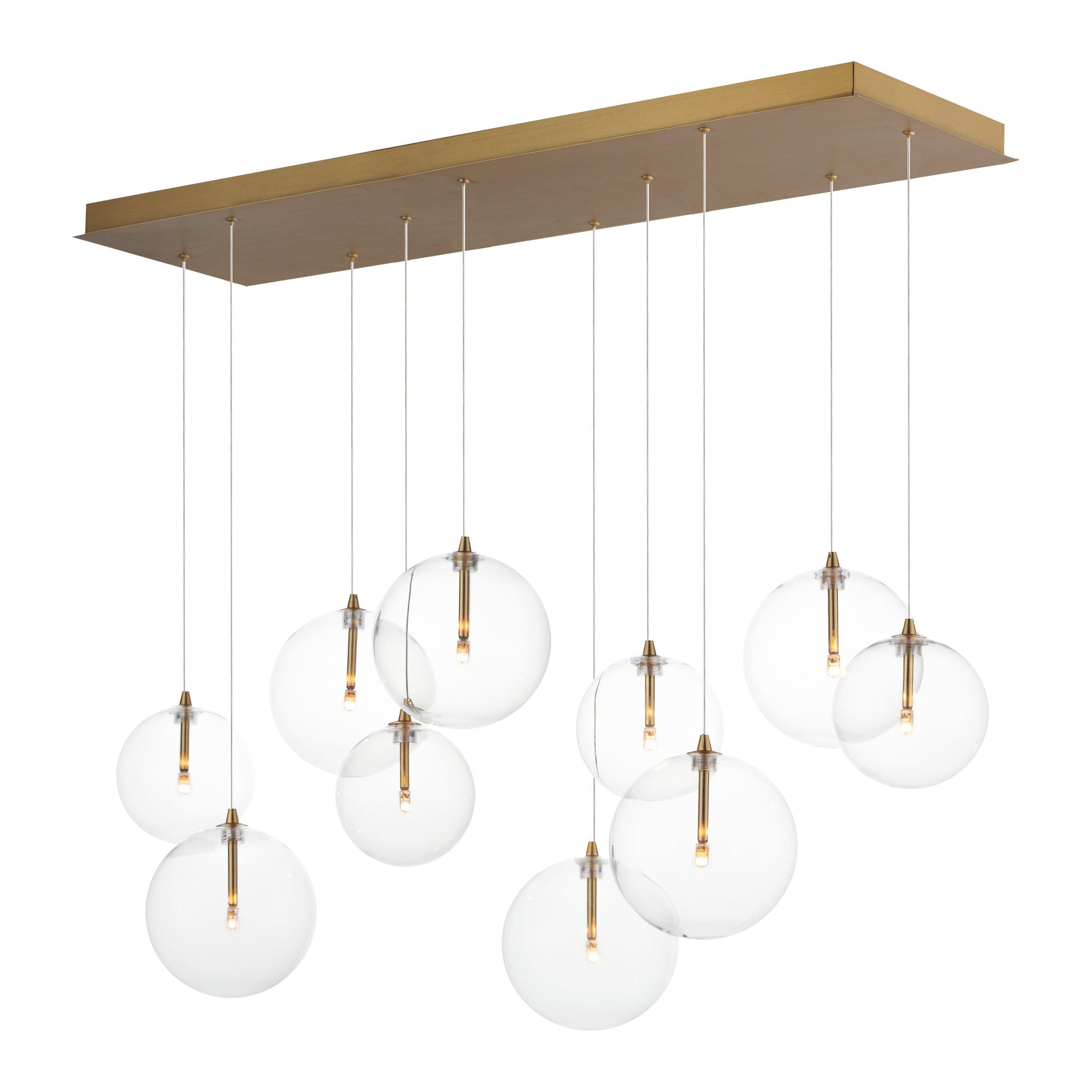 Global 10-Light LED Pendant