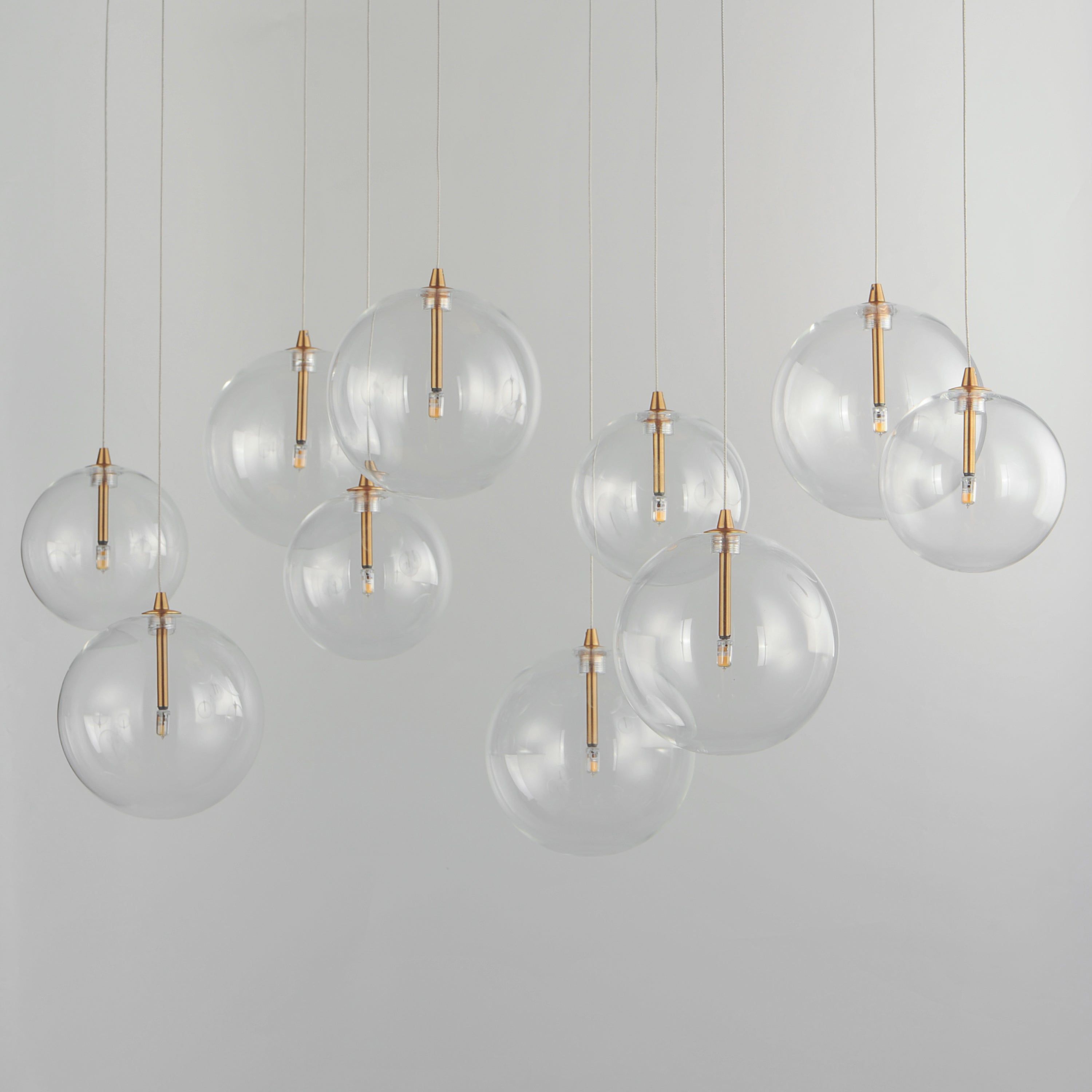 Global 10-Light LED Pendant