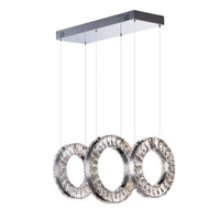 Charm 3-Light LED Linear Pendant