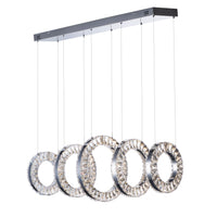 Charm 5-Light LED Linear Pendant