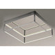 4 Square LED Flush Mount