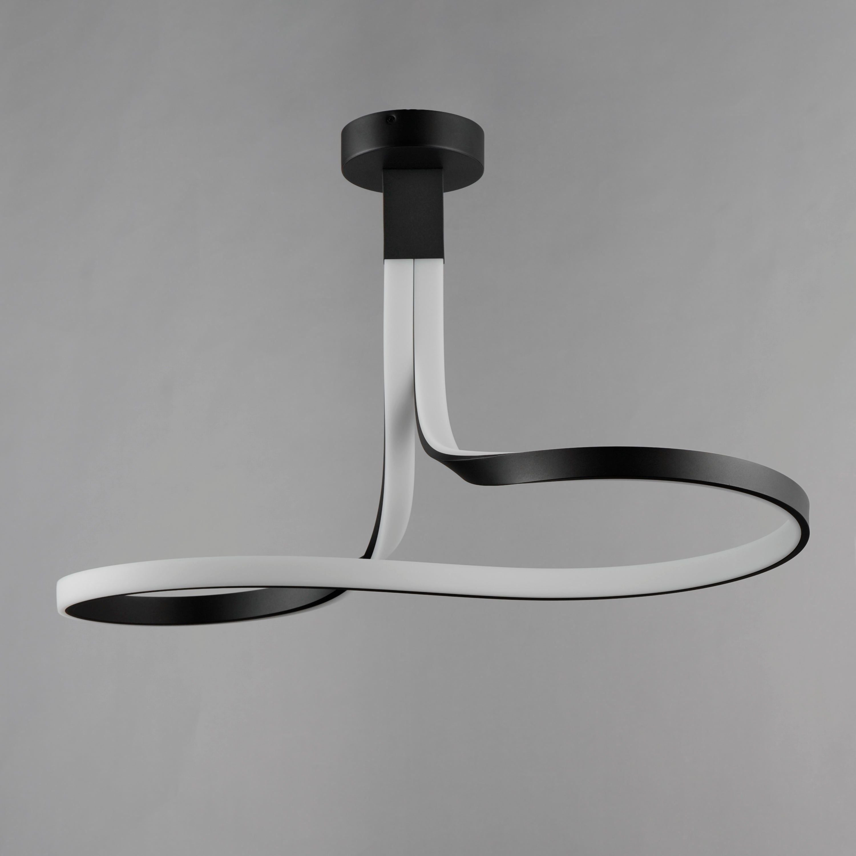 Serpentine LED Semi Flush Mount