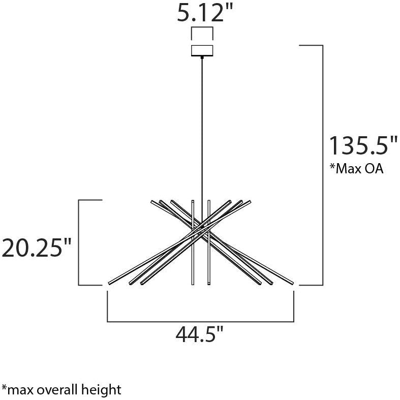 Alumilux: Aster 8-Light LED Pendant