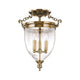 Hanover 3-Light Semi Flush