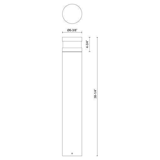 Windermere 38" Exterior Bollard