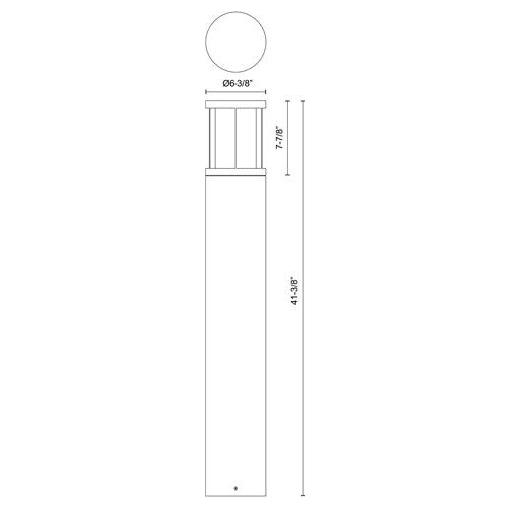 Alden 41" Exterior Bollard