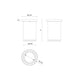 Nordic 6" (3" Dia.) LED Exterior Ceiling