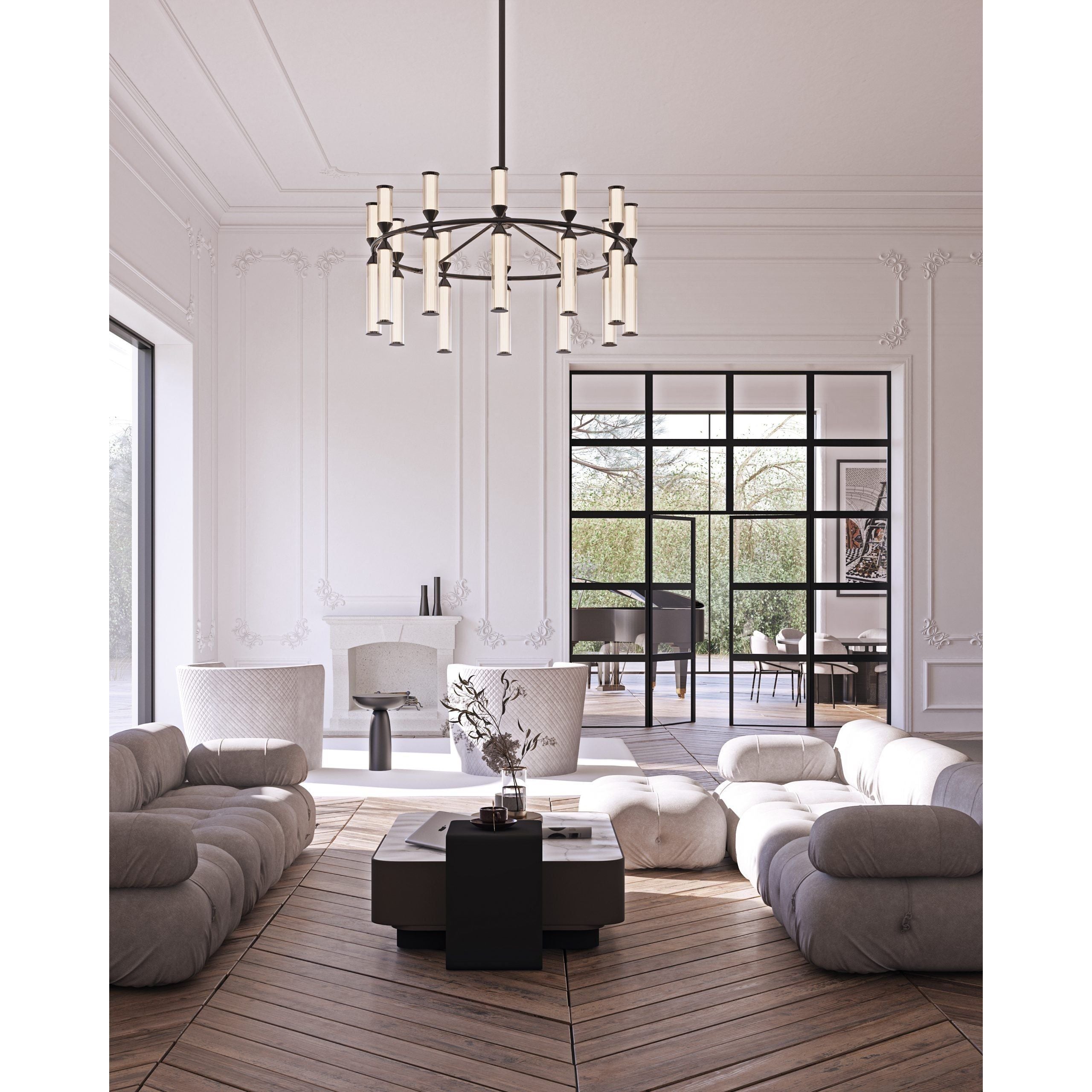 Edwin 38" Chandelier