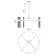 Edwin 38" LED Chandelier