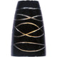 Black Amber Swirl Glass