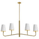 Eleanor 4-Light Horizontal Chandelier